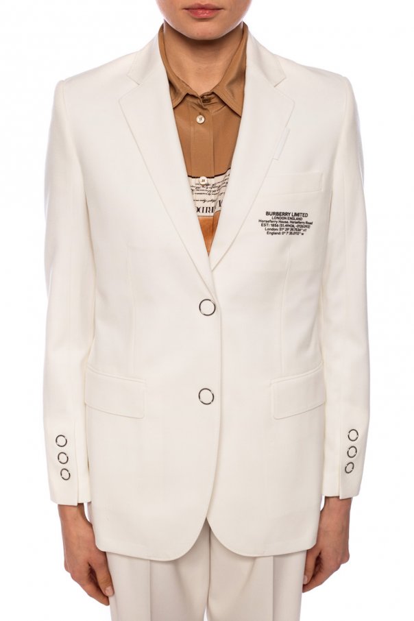 Burberry blazer outlet womens